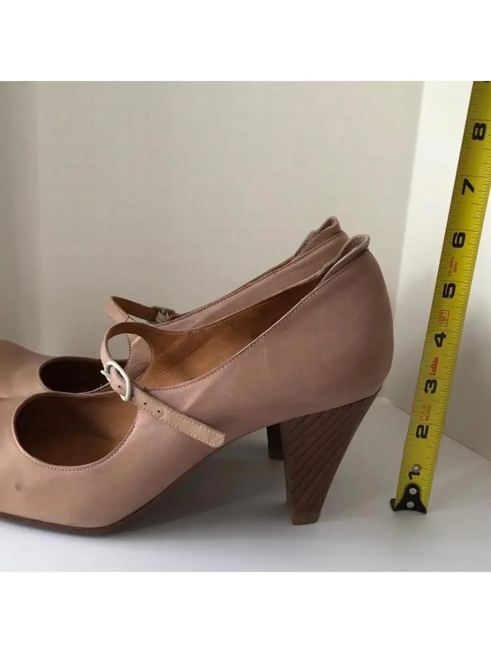 Chie MIhara high heeled shoes with strap. dusty pink. size 9 - Picture 7 of 7